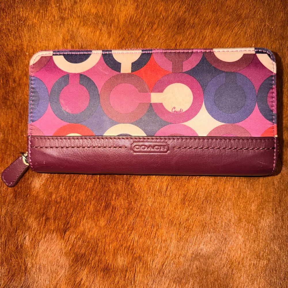 Y2K Coach Multicolor Women's Wallet